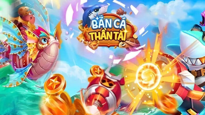 Giao diện game với màu xanh chủ đạo